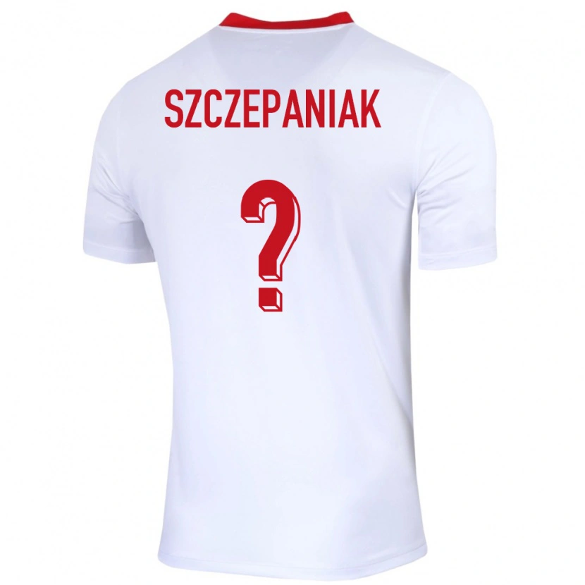 Danxen Homem Camisola Polónia Mateusz Szczepaniak #0 Branco Principal 24-26 Camisa