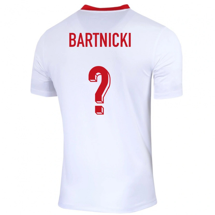 Danxen Homem Camisola Polónia Piotr Bartnicki #0 Branco Principal 24-26 Camisa
