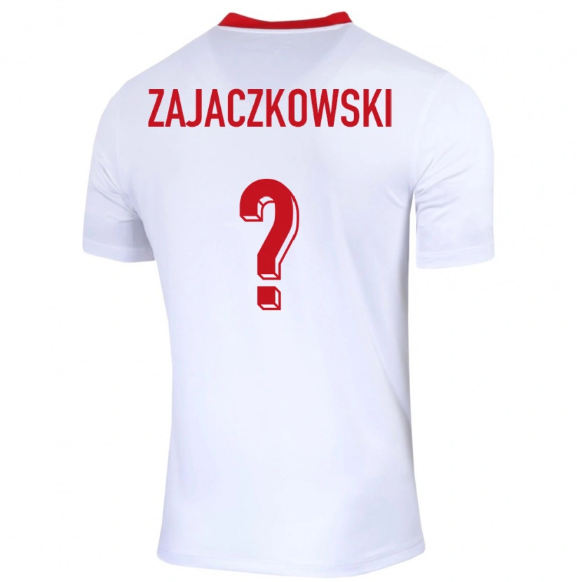Danxen Homem Camisola Polónia Lukasz Zajaczkowski #0 Branco Principal 24-26 Camisa