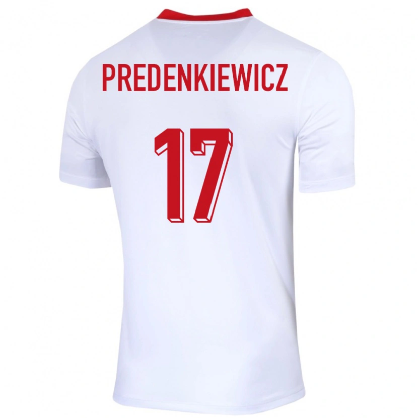 Danxen Homem Camisola Polónia Marcel Predenkiewicz #17 Branco Principal 24-26 Camisa