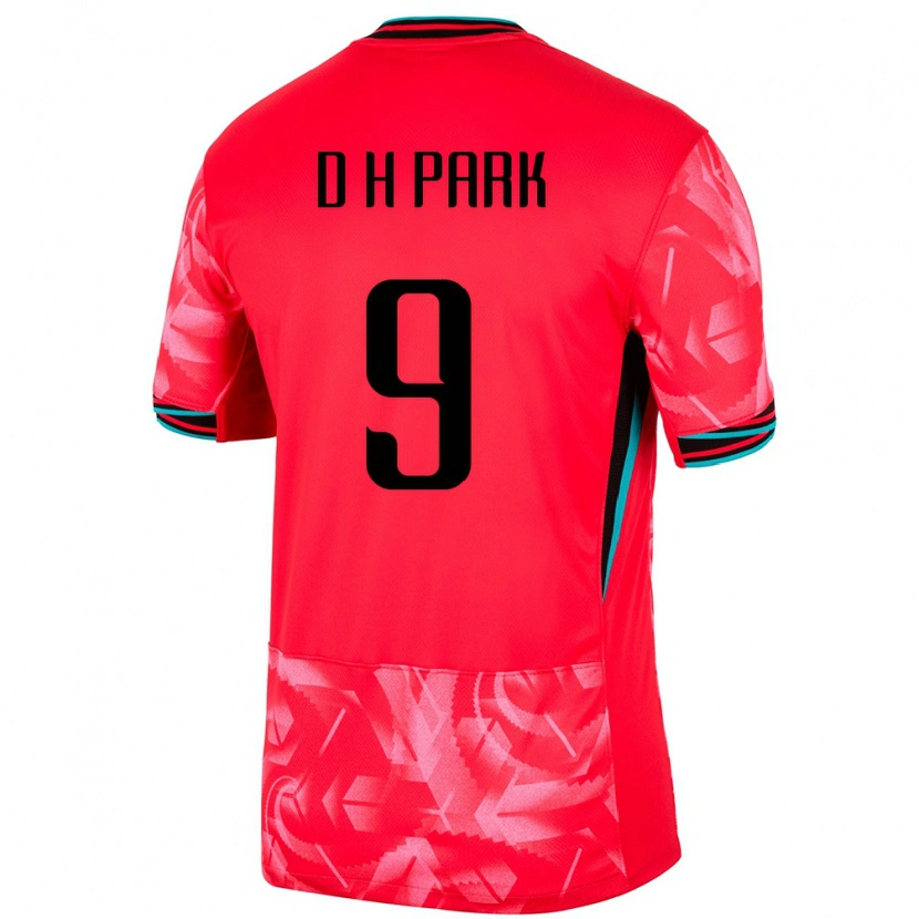 Danxen Homem Camisola Coreia Do Sul Do-Hyeon Park #9 Vermelho Principal 24-26 Camisa