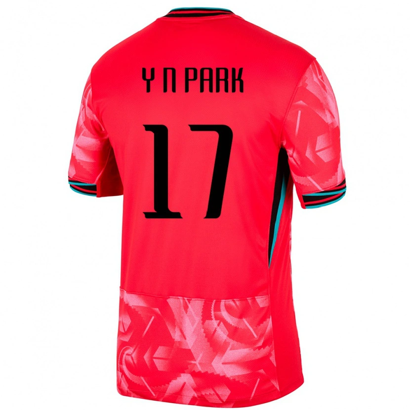 Danxen Homem Camisola Coreia Do Sul Park Ye Na #17 Vermelho Principal 24-26 Camisa