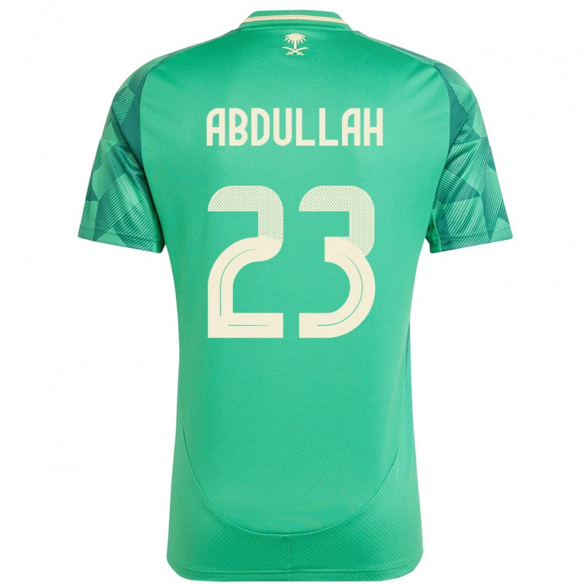 Danxen Homem Camisola Arábia Saudita Nawaf Abdullah #23 Verde Principal 24-26 Camisa