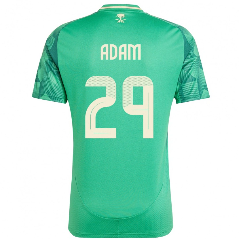 Danxen Homem Camisola Arábia Saudita Hamed Adam #29 Verde Principal 24-26 Camisa