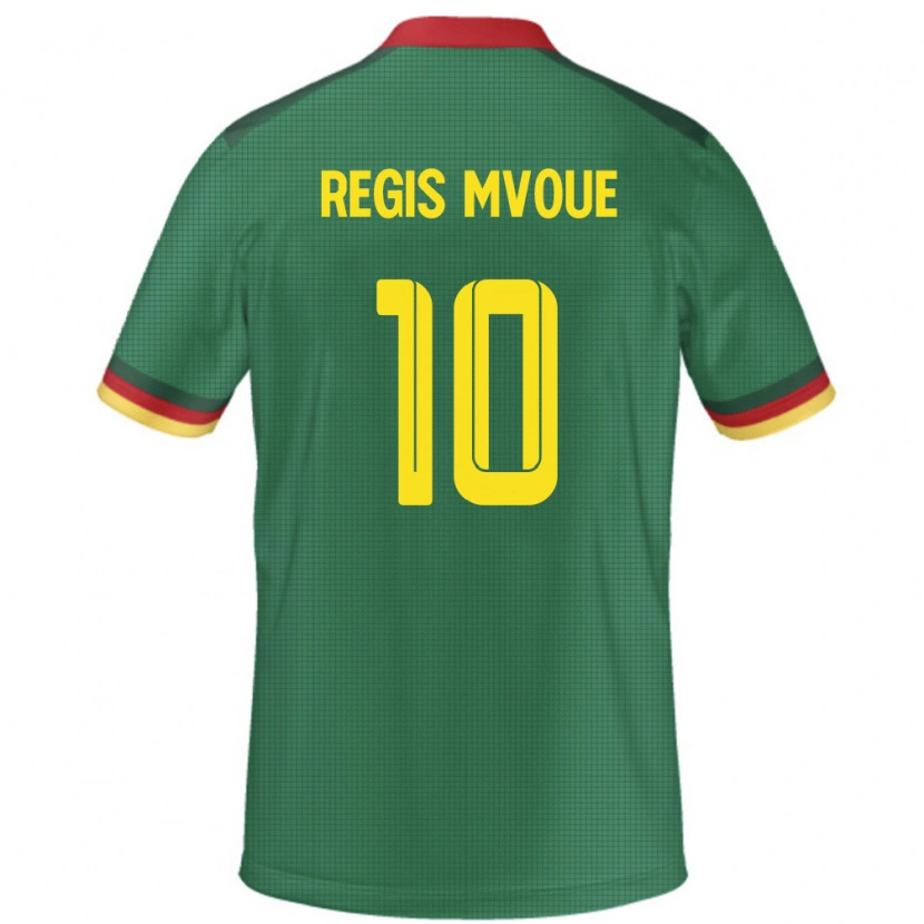 Danxen Homem Camisola Camarões Steve Regis Mvoue #10 Verde Principal 24-26 Camisa