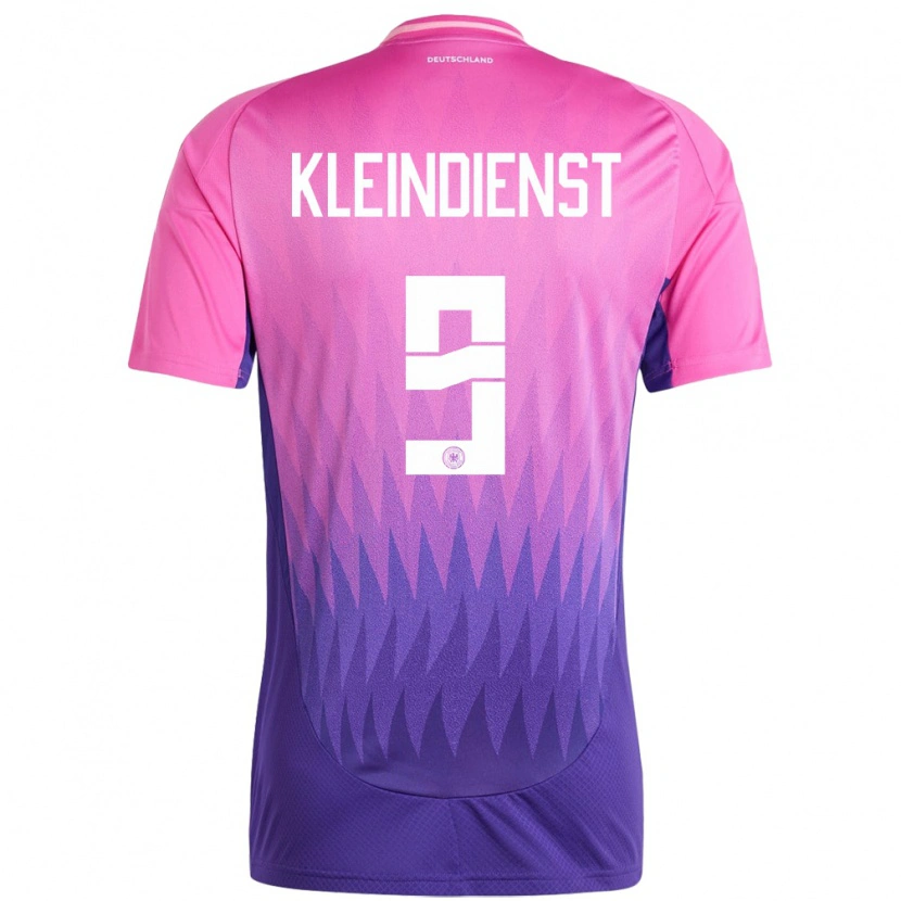 Danxen Homem Camisola Alemanha Tim Kleindienst #9 Rosa Roxo Alternativa 24-26 Camisa