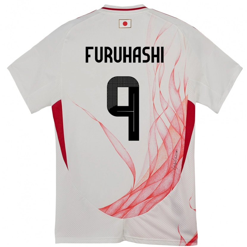 Danxen Homem Camisola Japão Kyogo Furuhashi #9 Branco Alternativa 24-26 Camisa
