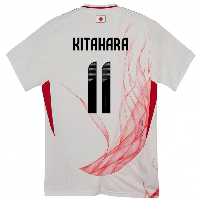 Danxen Homem Camisola Japão Maki Kitahara #11 Branco Alternativa 24-26 Camisa