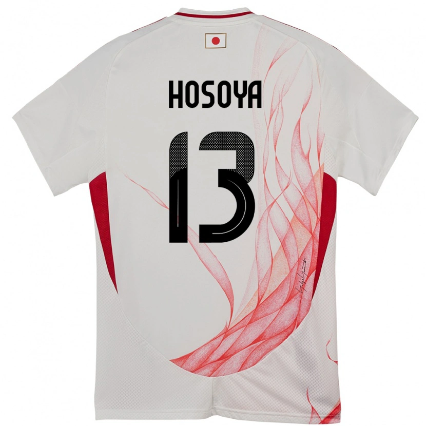 Danxen Homem Camisola Japão Mao Hosoya #13 Branco Alternativa 24-26 Camisa
