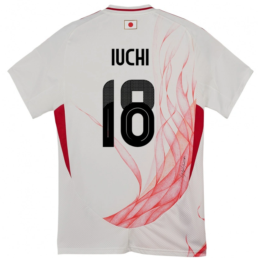 Danxen Homem Camisola Japão Yosuke Iuchi #18 Branco Alternativa 24-26 Camisa