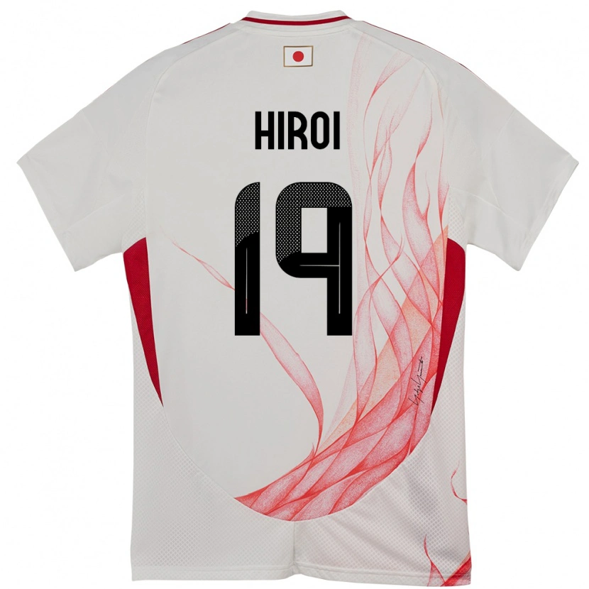 Danxen Homem Camisola Japão Rando Hiroi #19 Branco Alternativa 24-26 Camisa