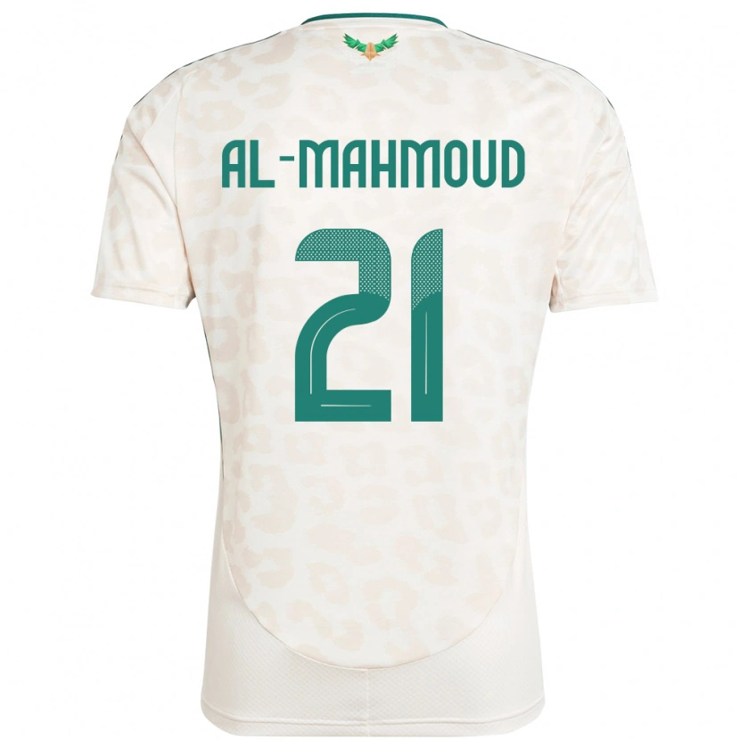 Danxen Homem Camisola Arábia Saudita Mohammed Al-Mahmoud #21 Branco Alternativa 24-26 Camisa