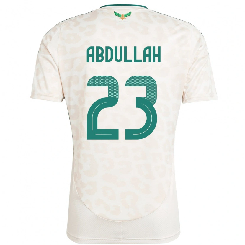 Danxen Homem Camisola Arábia Saudita Nawaf Abdullah #23 Branco Alternativa 24-26 Camisa
