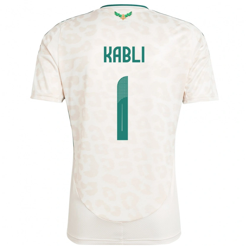 Danxen Homem Camisola Arábia Saudita Bader Kabli #1 Branco Alternativa 24-26 Camisa