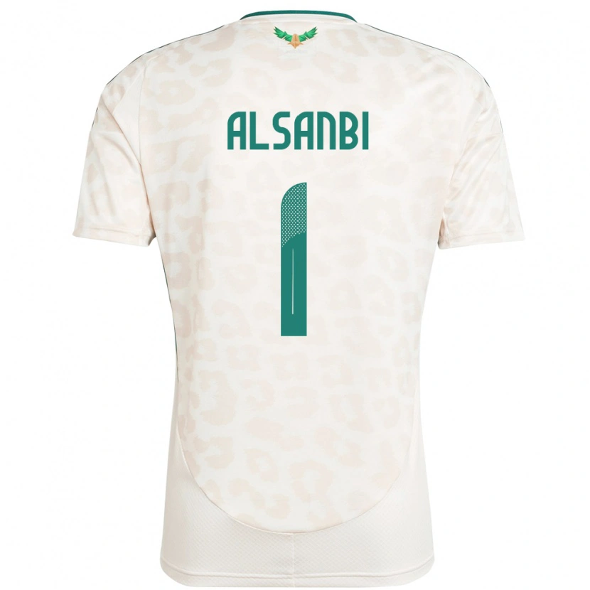 Danxen Homem Camisola Arábia Saudita Abdulrahman Alsanbi #1 Branco Alternativa 24-26 Camisa