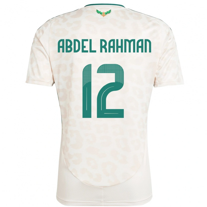 Danxen Homem Camisola Arábia Saudita Mona Abdel Rahman #12 Branco Alternativa 24-26 Camisa