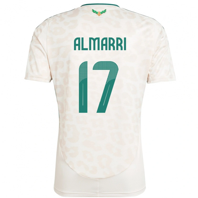 Danxen Homem Camisola Arábia Saudita Mohammed Almarri #17 Branco Alternativa 24-26 Camisa