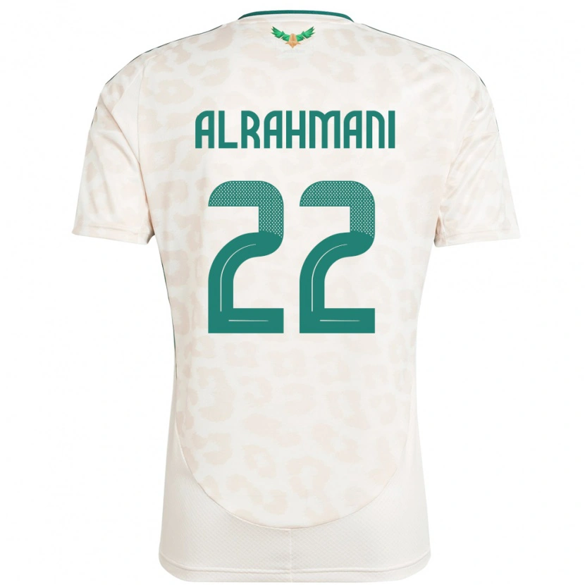 Danxen Homem Camisola Arábia Saudita Saleh Alrahmani #22 Branco Alternativa 24-26 Camisa