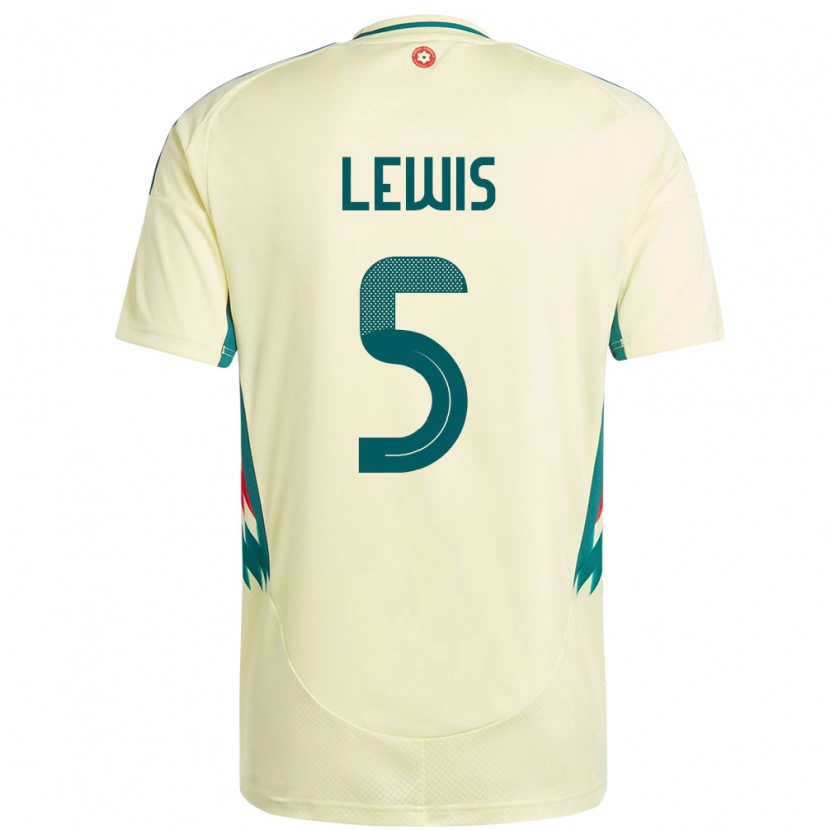 Danxen Homem Camisola País De Gales Emlyn Lewis #5 Bege Amarelo Alternativa 24-26 Camisa