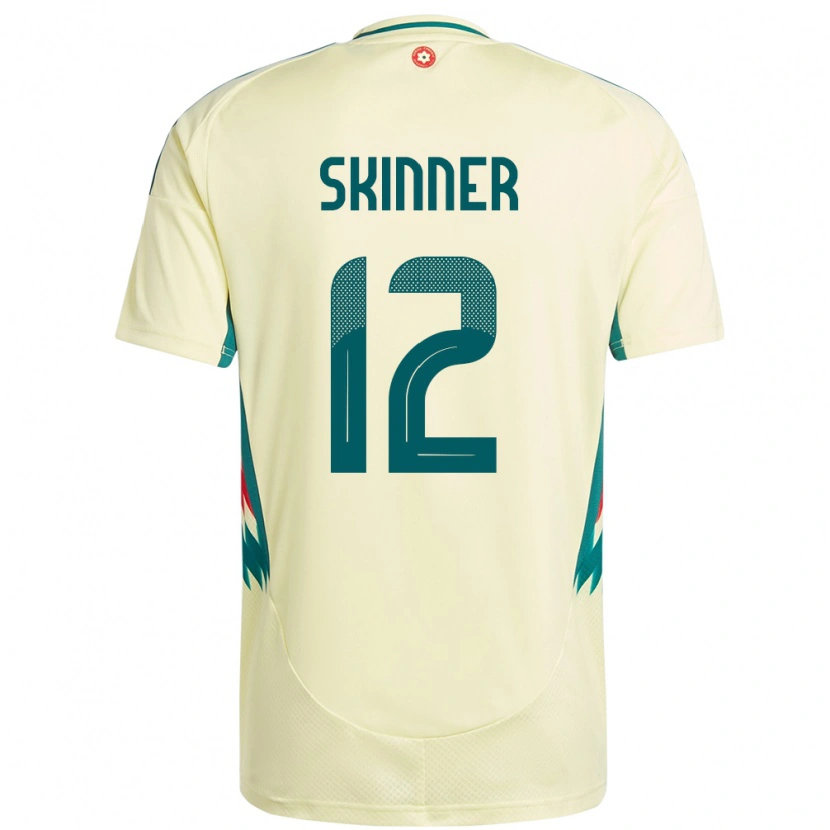 Danxen Homem Camisola País De Gales Claire Skinner #12 Bege Amarelo Alternativa 24-26 Camisa