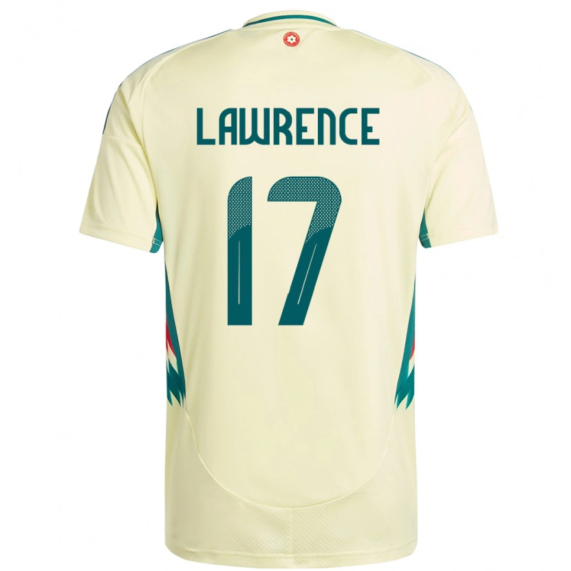 Danxen Homem Camisola País De Gales Nadia Lawrence #17 Bege Amarelo Alternativa 24-26 Camisa