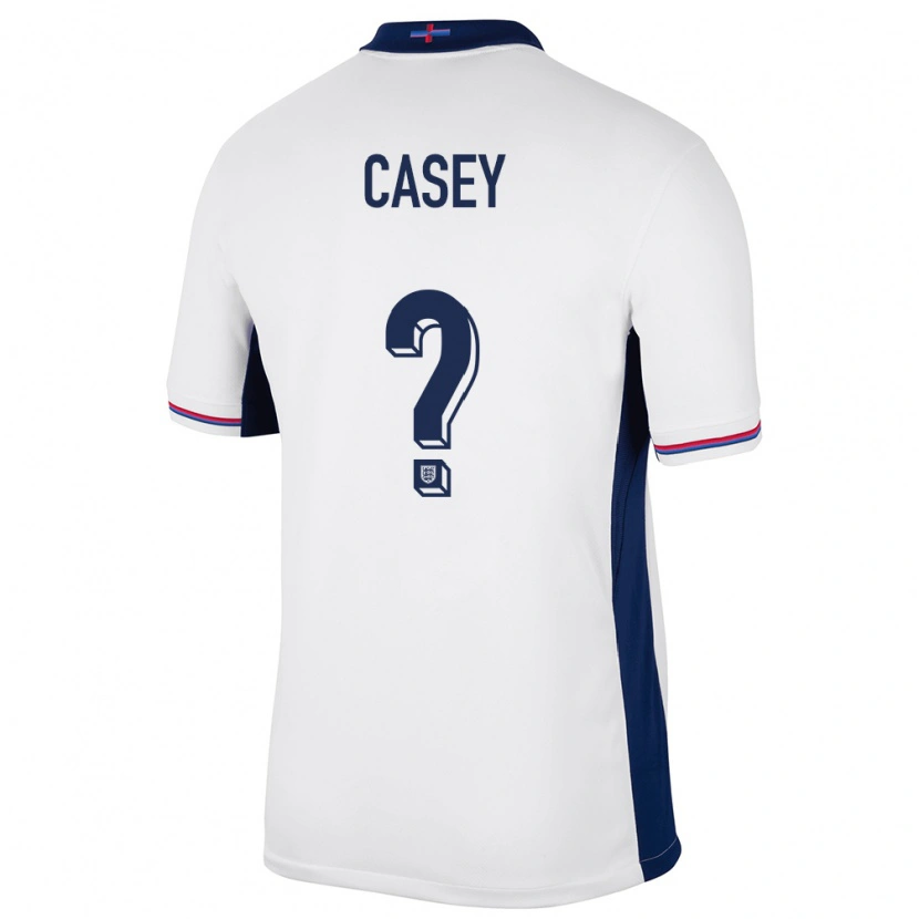 Danxen Mulher Camisola Inglaterra Kaelan Casey #0 Branco Principal 24-26 Camisa