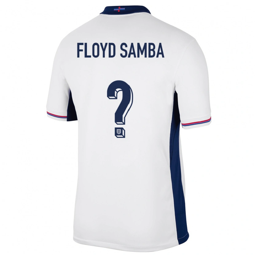 Danxen Mulher Camisola Inglaterra Floyd Samba #0 Branco Principal 24-26 Camisa