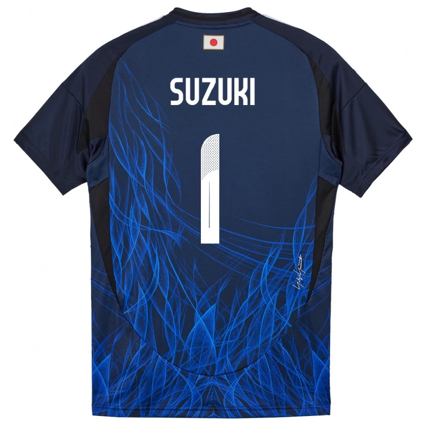 Danxen Mulher Camisola Japão Zion Suzuki #1 Azul Escuro Principal 24-26 Camisa