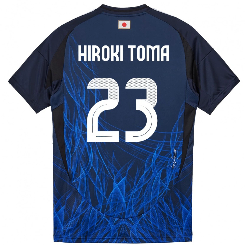 Danxen Mulher Camisola Japão Otavio Hiroki Toma #23 Azul Escuro Principal 24-26 Camisa