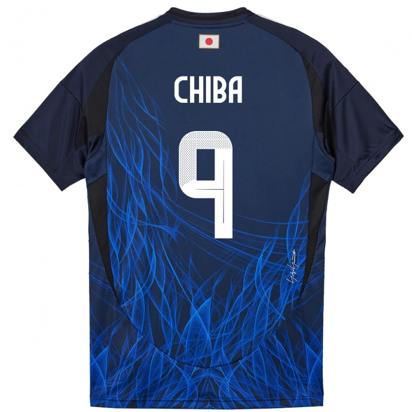 Danxen Mulher Camisola Japão Kanta Chiba #9 Azul Escuro Principal 24-26 Camisa