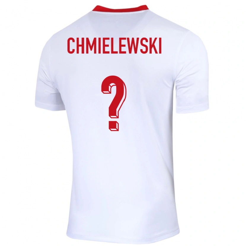 Danxen Mulher Camisola Polónia Jakub Chmielewski #0 Branco Principal 24-26 Camisa