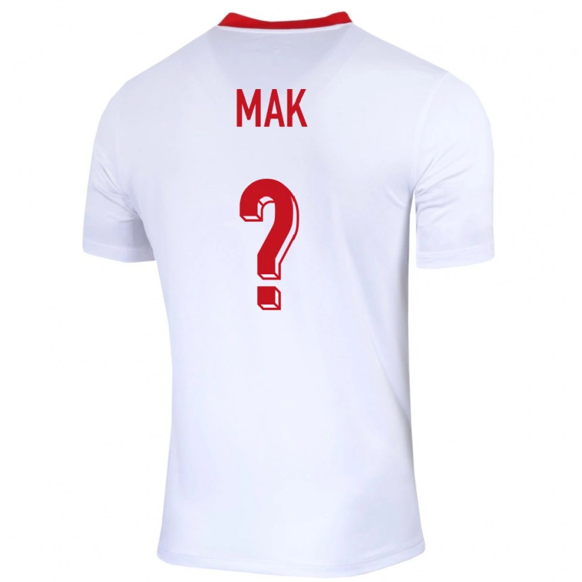 Danxen Mulher Camisola Polónia Igor Mak #0 Branco Principal 24-26 Camisa