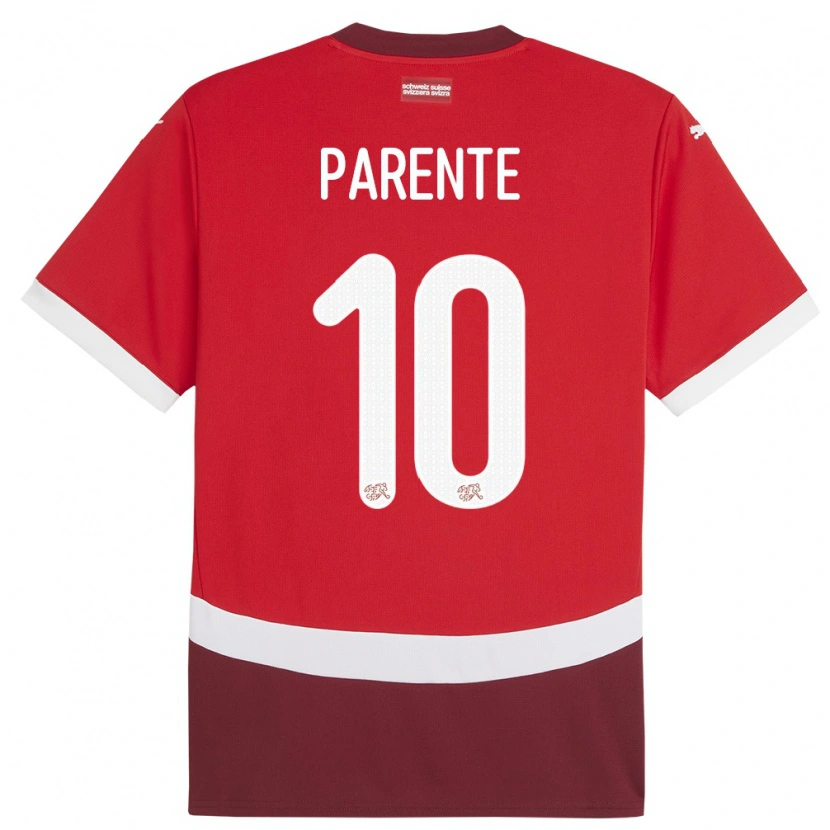 Danxen Mulher Camisola Suiça Jason Parente #10 Vermelho Principal 24-26 Camisa