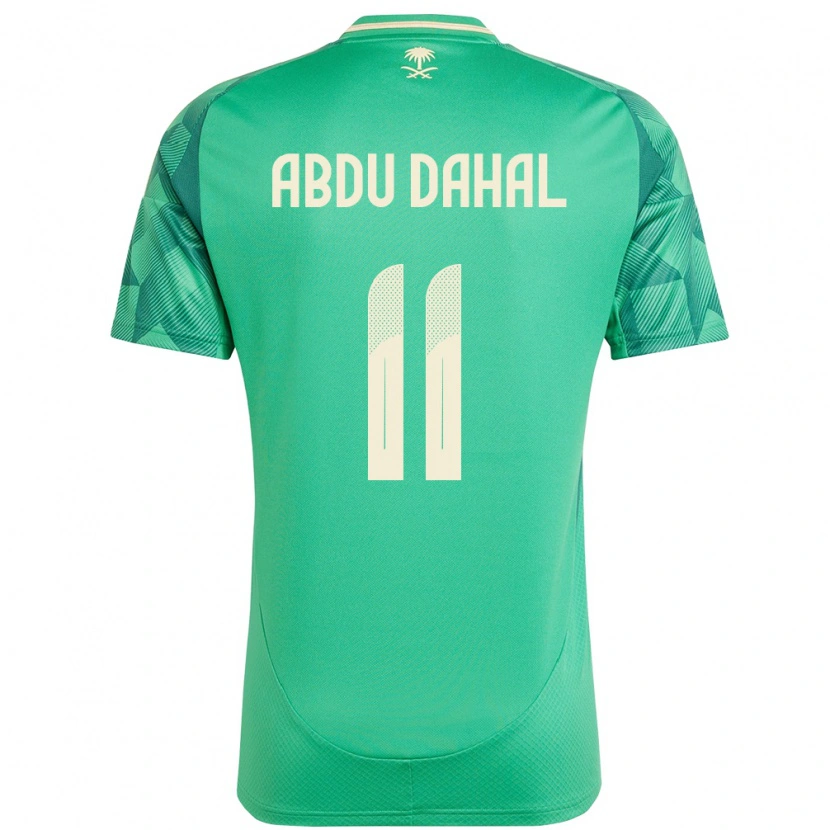 Danxen Mulher Camisola Arábia Saudita Sabri Abdu Dahal #11 Verde Principal 24-26 Camisa