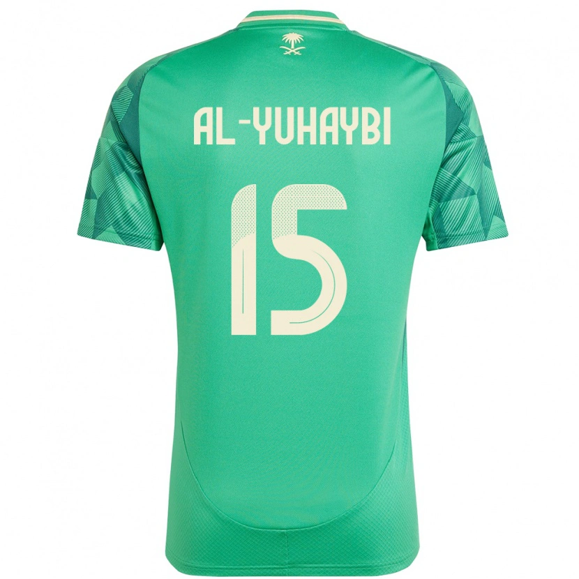 Danxen Mulher Camisola Arábia Saudita Amar Al-Yuhaybi #15 Verde Principal 24-26 Camisa