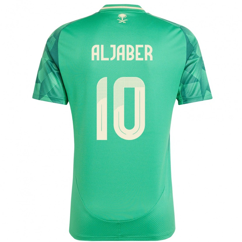 Danxen Mulher Camisola Arábia Saudita Yassen Aljaber #10 Verde Principal 24-26 Camisa