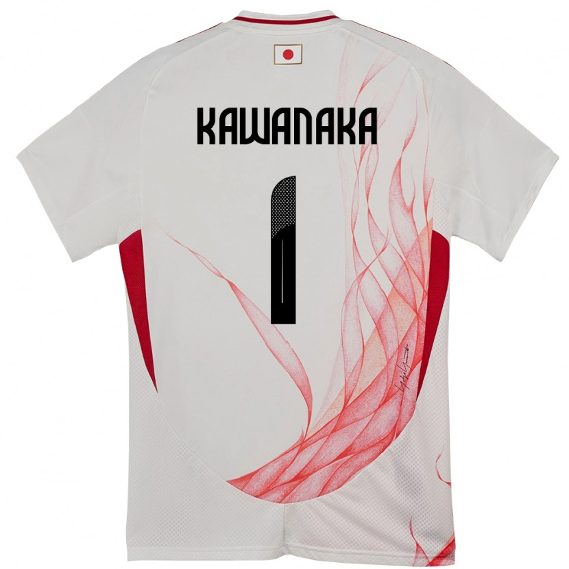 Danxen Mulher Camisola Japão Aoto Kawanaka #1 Branco Alternativa 24-26 Camisa