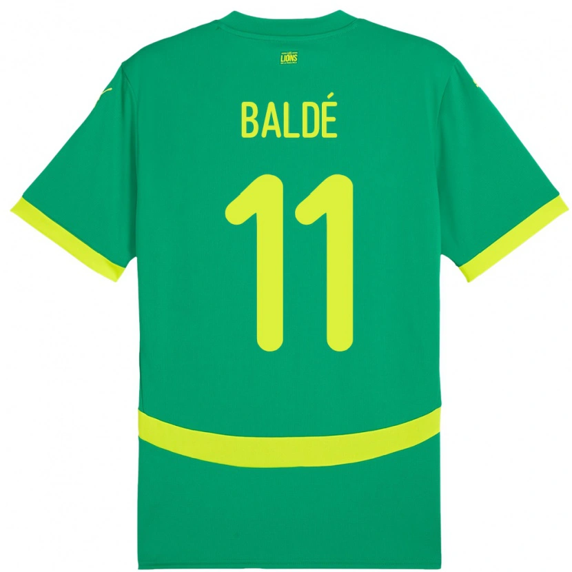 Danxen Mulher Camisola Senegal Haby Balde #11 Verde Alternativa 24-26 Camisa