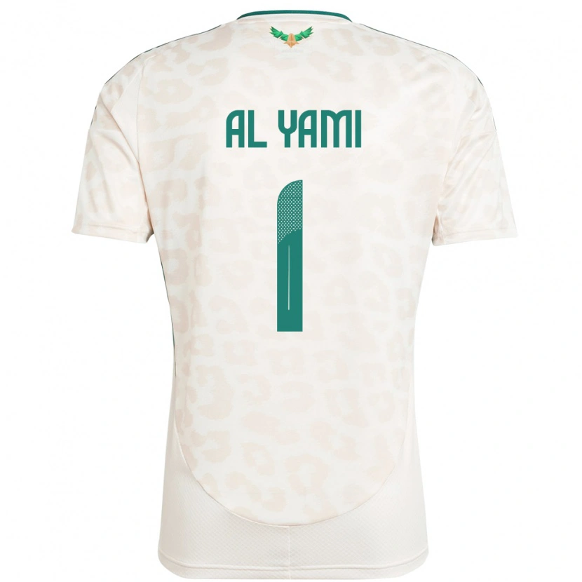 Danxen Mulher Camisola Arábia Saudita Mohammed Al-Yami #1 Branco Alternativa 24-26 Camisa