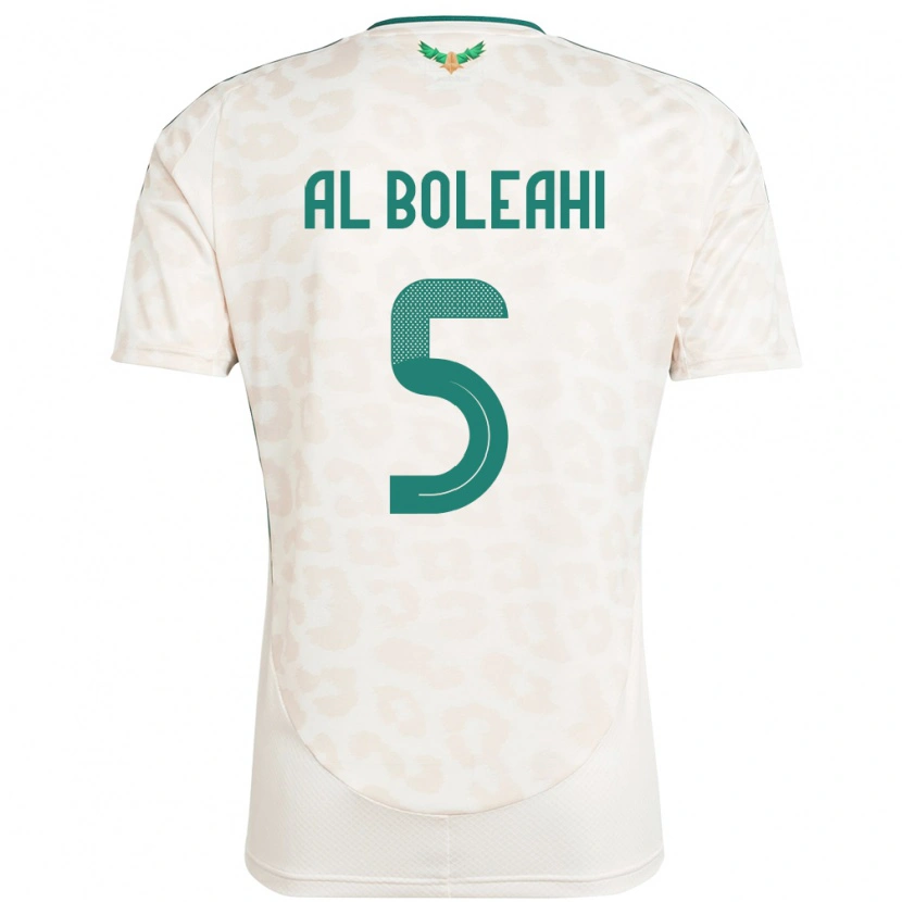 Danxen Mulher Camisola Arábia Saudita Ali Al-Bulayhi #5 Branco Alternativa 24-26 Camisa