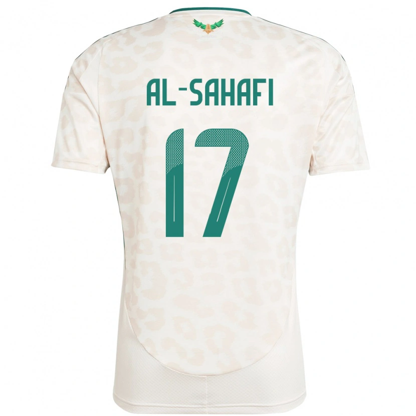 Danxen Mulher Camisola Arábia Saudita Marwan Al-Sahafi #17 Branco Alternativa 24-26 Camisa