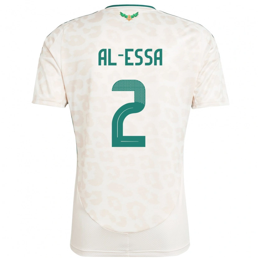 Danxen Mulher Camisola Arábia Saudita Sultan Al-Essa #2 Branco Alternativa 24-26 Camisa