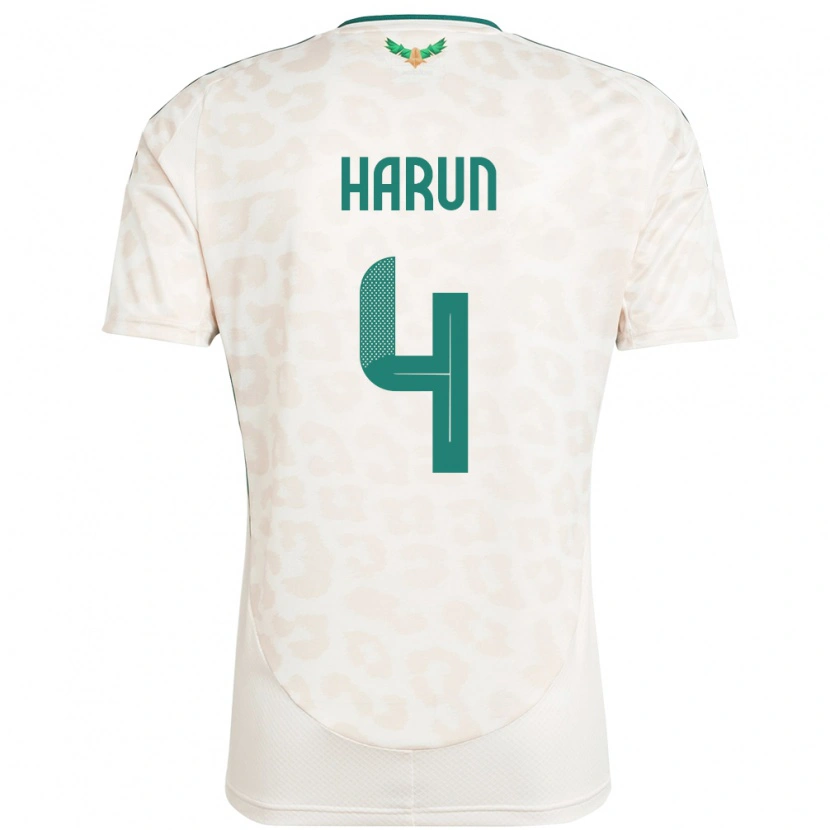Danxen Mulher Camisola Arábia Saudita Saud Harun #4 Branco Alternativa 24-26 Camisa