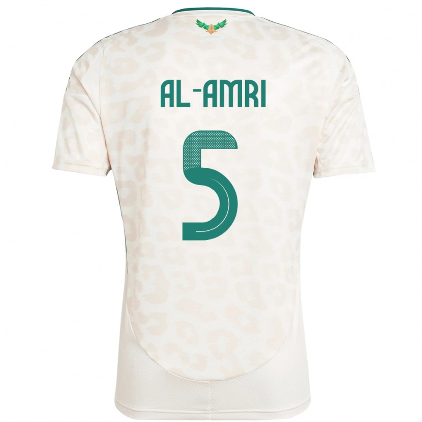 Danxen Mulher Camisola Arábia Saudita Husam Al-Amri #5 Branco Alternativa 24-26 Camisa