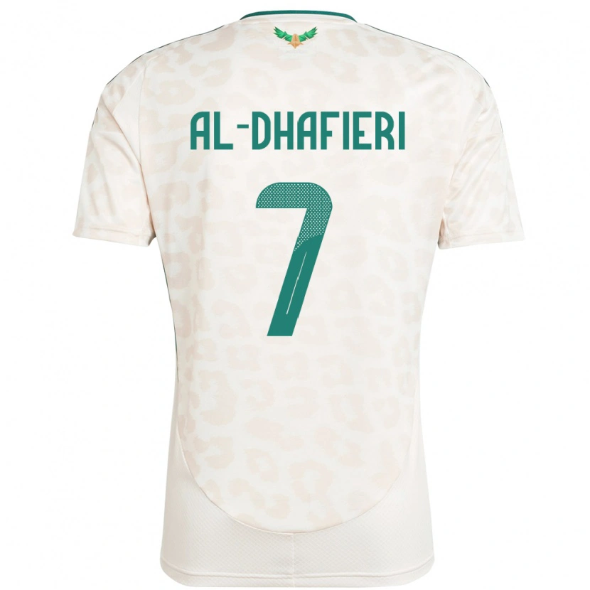 Danxen Mulher Camisola Arábia Saudita Jathob Al-Dhafieri #7 Branco Alternativa 24-26 Camisa