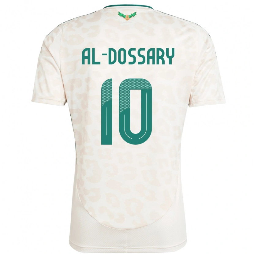 Danxen Mulher Camisola Arábia Saudita Abdullah Al-Dossary #10 Branco Alternativa 24-26 Camisa
