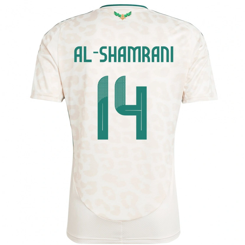 Danxen Mulher Camisola Arábia Saudita Farhah Al-Shamrani #14 Branco Alternativa 24-26 Camisa