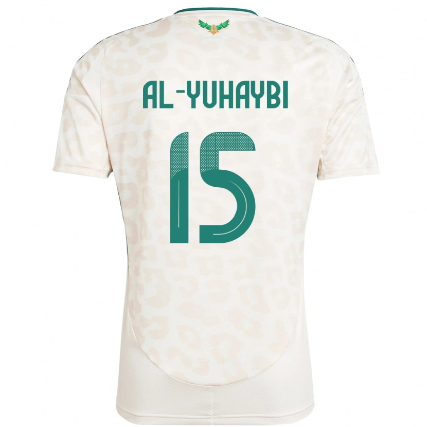 Danxen Mulher Camisola Arábia Saudita Amar Al-Yuhaybi #15 Branco Alternativa 24-26 Camisa