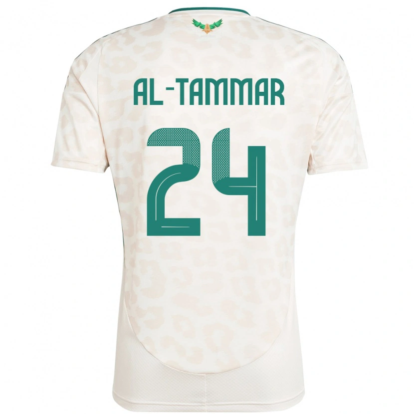 Danxen Mulher Camisola Arábia Saudita Abdulaziz Al-Tammar #24 Branco Alternativa 24-26 Camisa