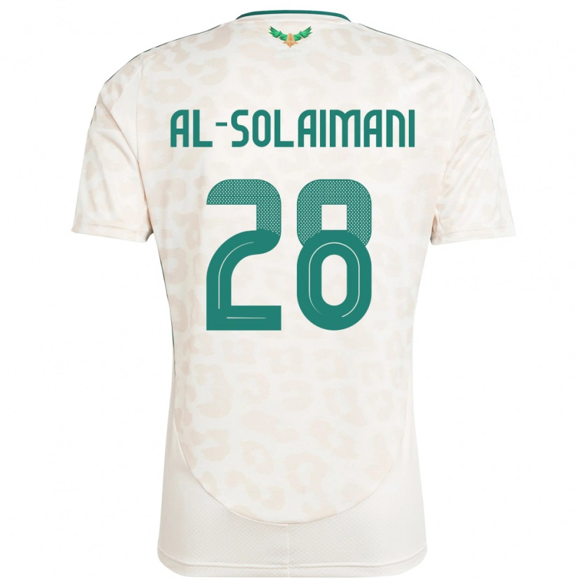 Danxen Mulher Camisola Arábia Saudita Solaiman Al-Solaimani #28 Branco Alternativa 24-26 Camisa